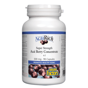 Natural Factors Акай 500 mg х90 капсули
