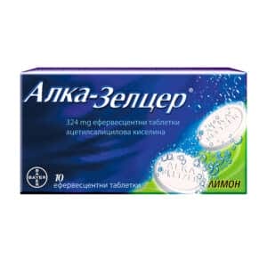Алка-Зелцер при главоболие, вкл. махмурлук и температура х 10 ефервесцентни таблетки, Bayer