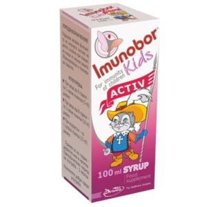 Имунобор Кидс Актив Сироп за деца за висок имунитет 100 ml