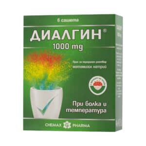 Chemax Pharma Диалгин 1000 mg х6 сашета