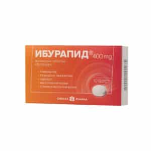 Chemax Pharma Ибурапид при болка и температура 400 mg х10 таблетки