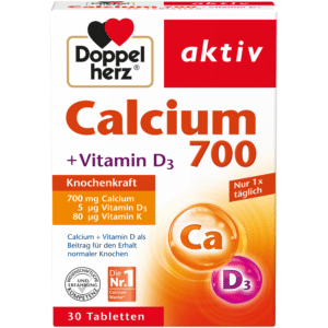 DoppelHerz Aktiv Калций + Витамини D3 + K х30 таблетки