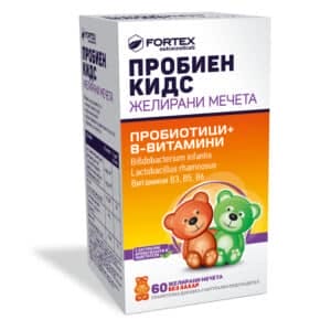 Пробиен Кидс Пробиотици + B-витамини х60 желирани мечета