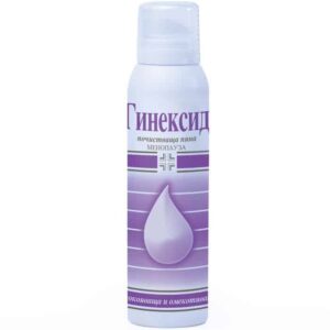 Гинексид почистваща пяна менопауза с pH6 150 ml