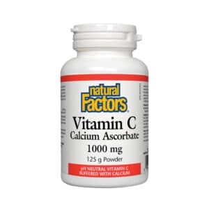 Natural Factors Витамин C (калциев аскорбат) 1000 mg х125 g пудра/ 250 дози