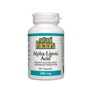 Natural Factors Алфа-липоева киселина 200 mg x60 капсули