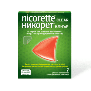 Никорет Clear 10 mg/16 h х7 трансдермални пластири