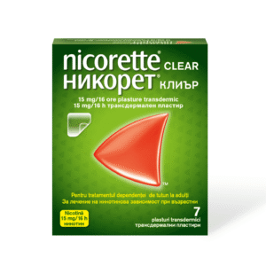Никорет Clear 15 mg/16 h х7 трансдермални пластири