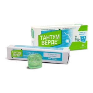 Тантум Верде с вкус на евкалипт 3 mg х20 таблетки за смучене