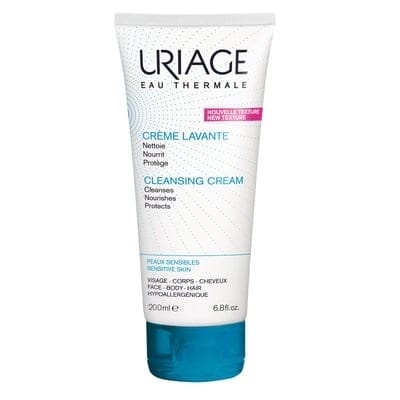 uriage_cleansing_cream_face_body_hair_sensitive_skin_200ml Uriage Измиващ крем за лице, тяло и коса за чувствителна кожа 200 ml