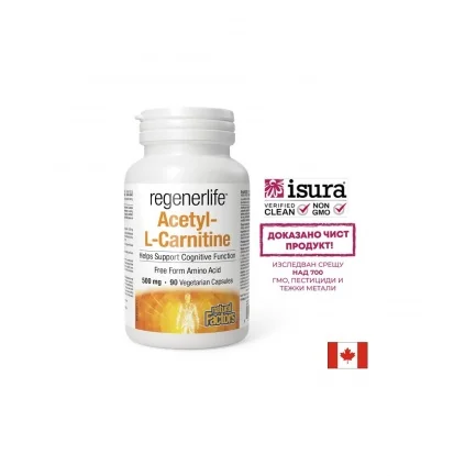 acetil-l-karnitin-regenerlife-energiya-koncentraciya-i-metabolitna-podkrepa-90-kapsuli.webp Ацетил-Л-Карнитин Regenerlife™ - Енергия, концентрация и метаболитна подкрепа, 90 капсули Natural Factors