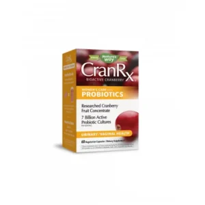 CranRx® Women`s Care with probiotics с червена боровинка + 7 млрд. акт. пробиотици х 60 капсули Nature’s Way