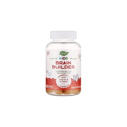 detska-formula-za-stimulirane-na-mozuchnata-deinost-kids-brain-builder-60-jelirani-tabletki.webp Nature's Way Детска формула за стимулиране на мозъчната дейност - Kids Brain Builder, 60 желирани таблетки