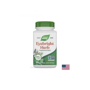 Eyebright Herb - Очанка – билка за здрави очи, 430 mg, 100 капсули Nature’s Way