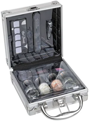 Markwins International The Perfect Nail Комплект за френски маникюр в метален куфар