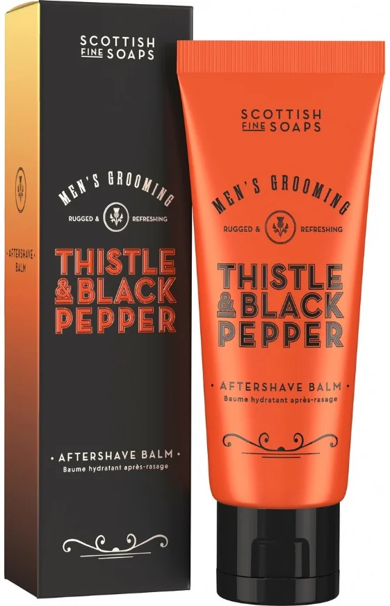 178479-1.webp Scottish Fine Soaps Men's Grooming Thistle & Black Pepper Aftershave Balm Балсам за след бръснене от сериятаMen's Grooming