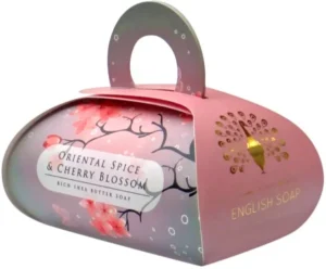 English Soap Company Oriental Spice & Cherry Blossom Луксозен сапун с ший и аромат на ориенталски подправки и черешов цвят