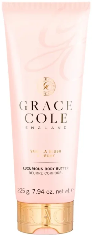 Grace Cole Vanilla Blush & Peony Luxurious Body Butter Луксозно масло за тяло от серията Vanilla Blush & Peony