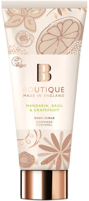 Boutique Body Scrub Скраб за тяло с аромат на мандарина, босилек и грейпфрут