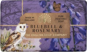 English Soap Company Bluebell & Rosemary Луксозен сапун с аромат на зюмбюл и розмарин