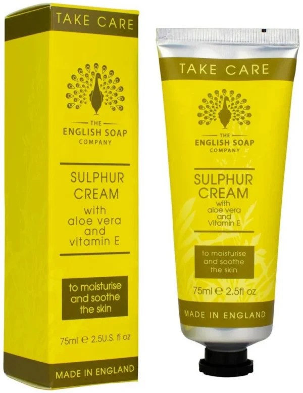 English Soap Company Take Care Sulphur Cream Крем за ръце със сяра, алое вера и витамин E