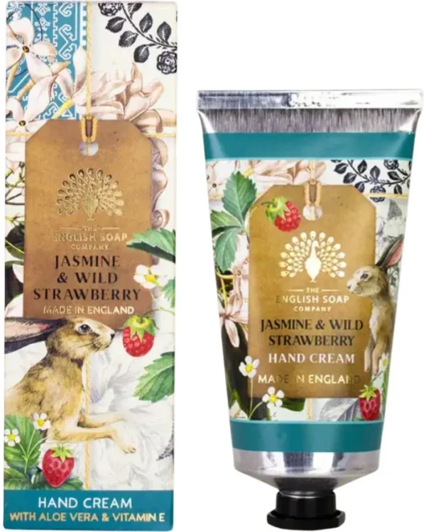 English Soap Company Jasmine & Wild Strawberry Hand Cream Крем за ръце с аромат на жасмин и дива ягода