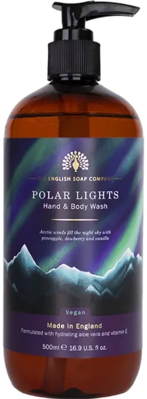 English Soap Company Polar Lights Hand & Body Wash Душ гел 2 в 1 с аромат на лимон, мандарина и ананас