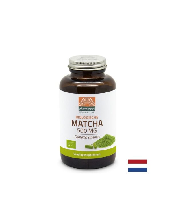 Антиоксидант - Матча Био, 500 mg х 60 капсули Mattisson Healthstyle