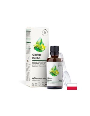 Кръвообращение и мозъчна функция - Гинко Билоба, 50 ml Aura Herbals