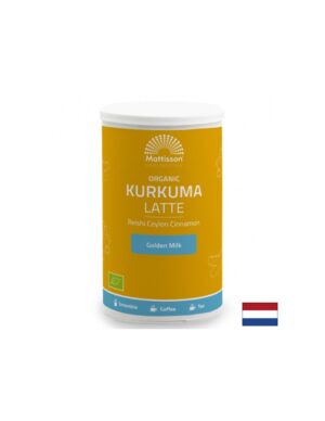 Лате Куркума с Рейши и Цейлонска канела Био 160 g