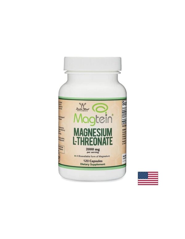 Magnesium L-threonate/ Магнезий Л-треонат, 100 капсули Double Wood
