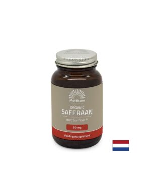 Мозъчна функция - Шафран Organic - Sunfiber, 30 mg x 60 капсули Mattisson Healthstyle