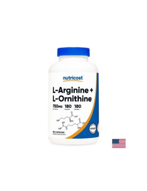 Сърдечно-съдова система - Л- Аргинин + Л-Орнитин (L-Arginine + L-Ornithine), 180 капсули