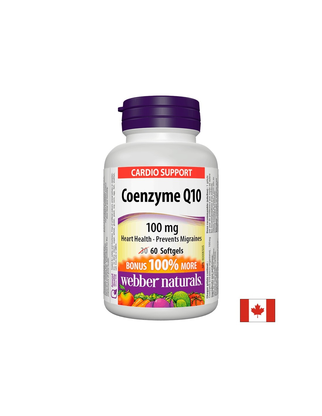 coenzyme-q10-koenzim-q10-100-mg-60-softgel-kapsuli.jpg Коензим Q10 – сърдечно здраве и антиоксидантна защита, 100 mg, 60 капсули Webber Naturals