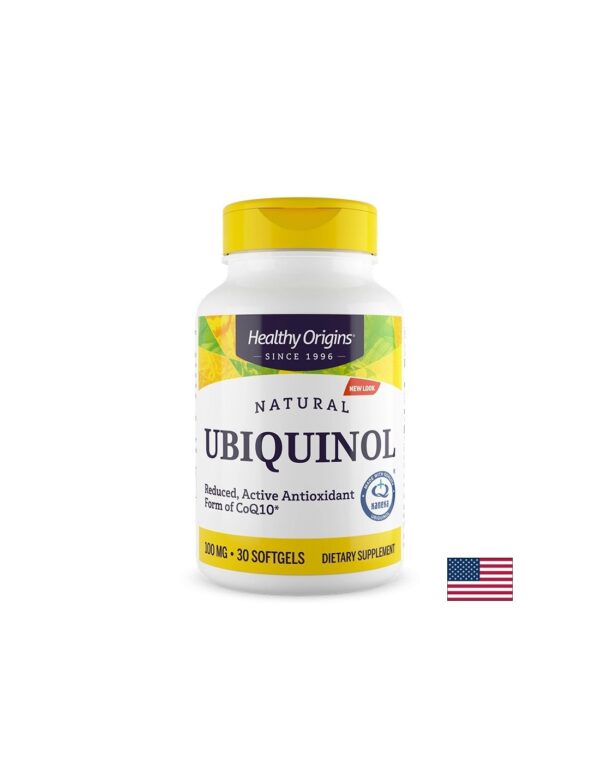 Коензим Q10 (убиквинол) Подкрепа за сърцето и енергията 100 mg, 30 капсули