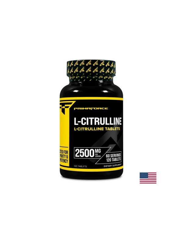 Мускулна сила и сърдечно здраве - Л-Цитрулин (L-Citrulline), 1250 mg х 120 таблетки