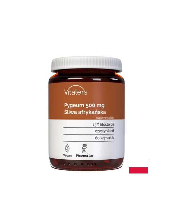 Простата и уринарен тракт - Пигеум (Африканска череша), 500 mg x 60 капсули
