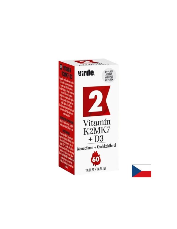 Витамин K2 MK7 200 µg + Витамин D3 20 µg – Здрави кости и зъби, 60 таблетки