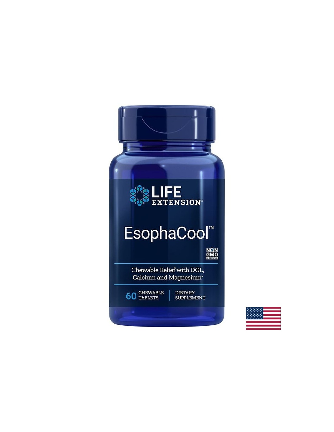 esophacool-60-davchashti-tabletki.jpg EsophaCool™/ За добро храносмилане х 60 дъвчащи таблетки Life Extension