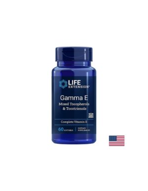 Gamma E Mixed Tocopherols & Tocotrienols / Витамин Е (миксирани токофероли и токотриеноли) х 60 софтгел капсули