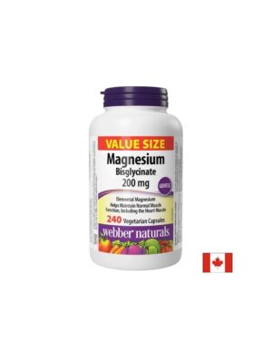 Магнезий (бисглицинат и оксид) – Нервна система и мускулна функция, 200 mg, 240 растителни капсули