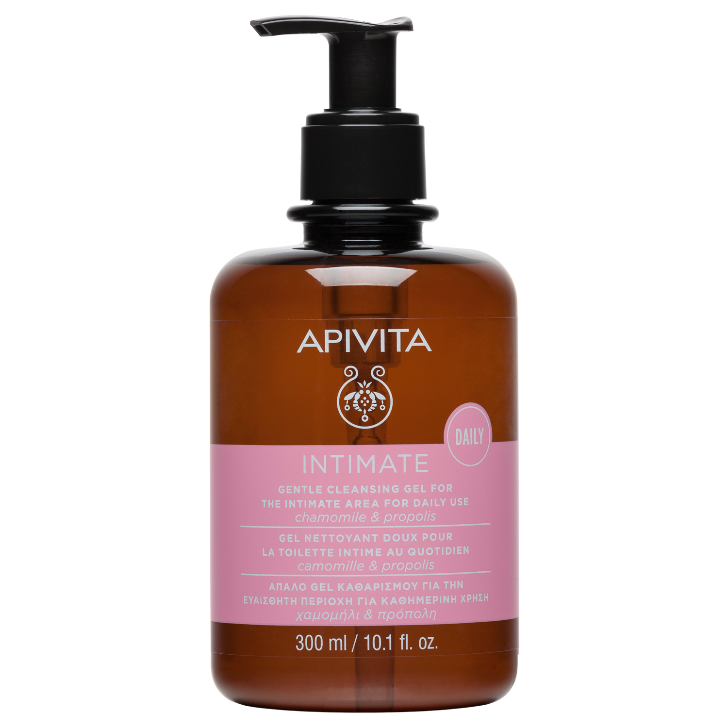 0120daily-1.png Apivita Intimate DAILY Нежен ежедневен интимен гел с pH 5 300 ml