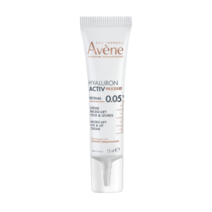 Avene Hyaluron Activ Procedure Микролифтинг крем за околоочния контур и устни с 0.05% ретинал 15 ml