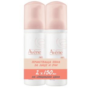 Avene Essentials Почистваща матираща пяна 150 ml - 2 броя