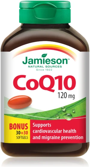 Jamieson Коензим Q10 120 mg х60 капсули