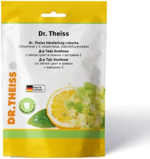 Dr. Theiss Бонбони с липов цвят и лимон + витамин С - Без захар 75 g