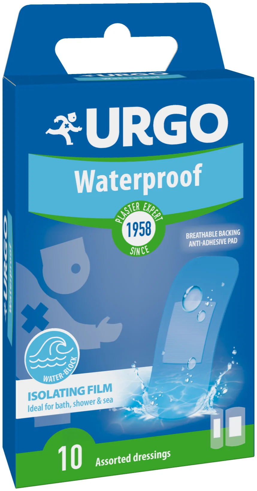 47987 Urgo Аквафилм Водоустойчив пластир х10 броя
