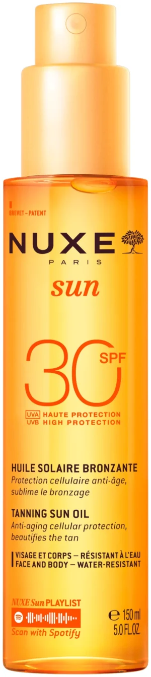Nuxe Sun SPF30 Олио за придобиване на тен 150 ml