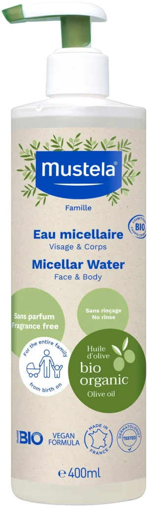 Mustela Органик Мицеларна вода 400 ml