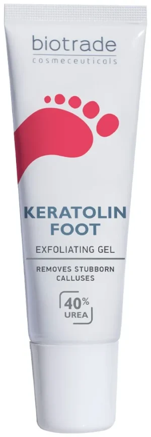 biotrade Keratolin Foot 40% Urea Гел за упорити мазоли, удебелена кожа и нокти 15 ml